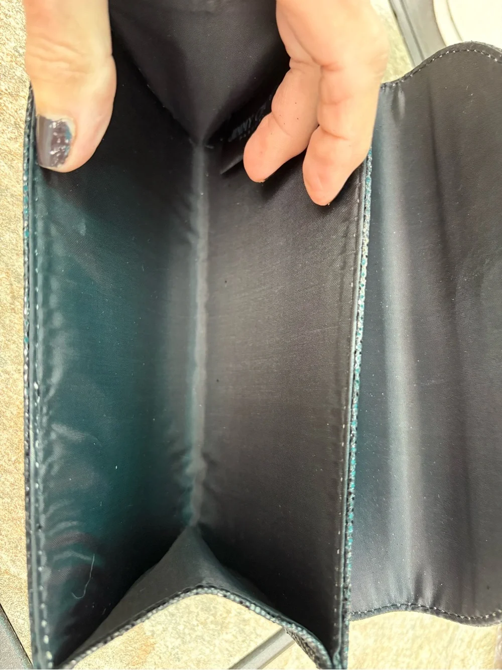 Jimmy Choo Black Sparkle Flap Clutch
